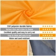 thumbnail image 4 of Outdoor camping mat waterproof and convenient foldable picnic mat lawn moisture-proof mat polyester plaid beach mat-Easily Fits into Small Bag, Washable Quick Dry Compact Beach Mat, 4 of 5