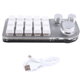 thumbnail image 1 of Programming Macro Custom 15 Keys 3 Knob Keyboard RGB Copy Paste Mini Button Photoshop Gaming Keypad Mechanical Hotswap B, 1 of 7