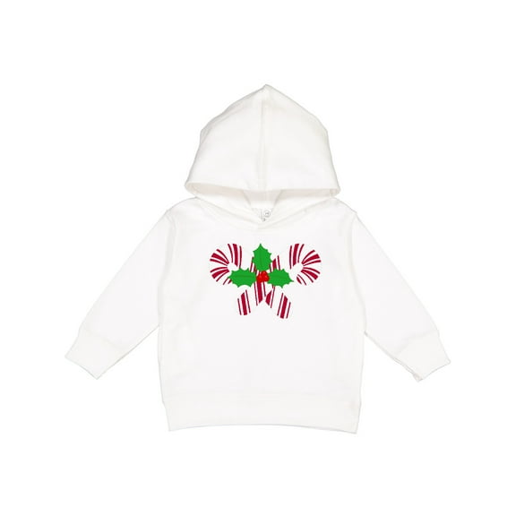 Inktastic Candy Canes and Holly Christmas Toddler Hoodie
