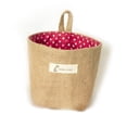 thumbnail image 2 of 1 Uds. Decoración raya bolsillo colgante pequeño saco organizador de artículos diversos organizador de cosméticos bolsa de almacenamiento de Almacenamiento y organización del hogar Punto rojo Yuarrent JJ3527-06, 2 of 6