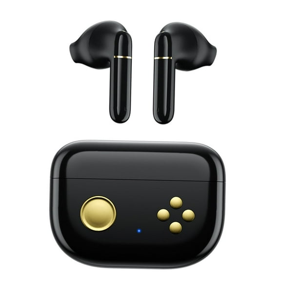 Auriculares TWS Bluetooth 5.0 NFC Control táctil Control de voz con micrófono en negro
