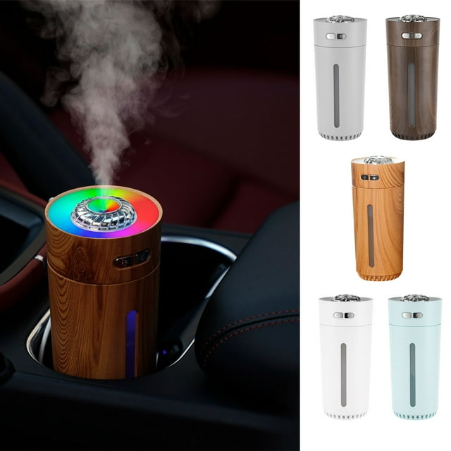 Xihbxyly Humidificador Usb, Diseño Portátil y Colorido, Capacidad de 280 Ml, Función de Suspensión de Bajos Decibelios, Apagado Automático, Ideal para Escritorio y Coche, Hidratante, Luz Nocturna, Ta