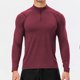 thumbnail image 5 of pstuiky Camisas casuales de manga larga para hombre, Traje de entrenamiento deportivo de invierno para hombre, de manga larga, secado rápido, con media cremallera, sudadera ajustada xl, 5 of 5