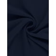 thumbnail image 5 of Vestido de salón para mujeres Inspire Chic, camisones de noche, pijamas de color sólido, cuello redondo, camisones de noche, S azul oscuro, 5 of 5