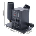 thumbnail image 3 of SHZICMY Co2 DMX Jet 2-Nozzle CO2 Cannon Mini Blaster Cold Smoke Column Machine DJ Stage, 3 of 8