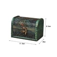 thumbnail image 7 of Segolike Decorative Storage Box,Wooden Jewelry Box Organizer Trinket Box Hinged Treasure Chest for Hair Clips Pendants Earrings Brooch Green, 7 of 7
