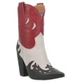 thumbnail image 2 of Dingo  Womens Saucy Snip Toe   Boots   Mid Calf High Heel 3" & Up, 2 of 4