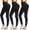 Black,black,black, variant on OLENNZ 3 Pack Women's Leggings-Yoga Pants Workout Running Legging S-M