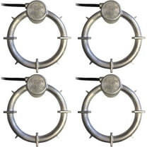 Farm Innovators Model W-409 Submergible Bucket Stock Tank Horse Trough Livestock Water Heater Deicer with Attached Guard, 1000 Watt, Aluminum 4 Pack