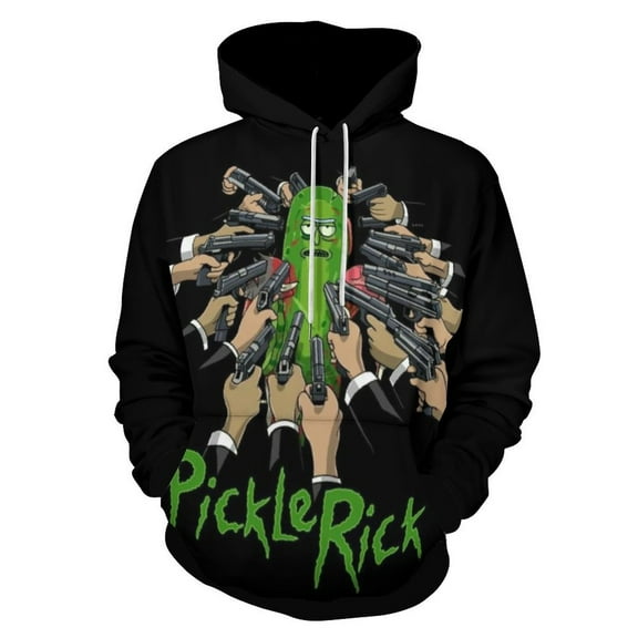 Rick And Morty Unisex Sweatshirts Loose Pullover Sweater Hooded Hoodie 3D Printing Jacket Winter Fall Clothes S