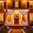 thumbnail image 4 of CY5O5ee Patriotic Lighted Half Fan Bunting Flag 4th Of July Decorations Indoor/Outdoor Light Up Bunting Banner for Independence Day & Patriotic Events 1 PACK, 4 of 6