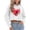 *A-White, variant on ClodeEU Crop Hoodeid Sweatshirts Tops for Women, Funny Heart Graphic Valentine Shirts , Long Sleeve Valentine Pullover Tops A-White,Womens Plus XXL