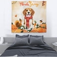 thumbnail image 3 of Happy Thanksgiving Beagle with Turkey Pumpkins Autumn Vibes Tapestry Beagles Dog Lover Gifts Idea Wall Hanging Backdrop Home Decor - 12018, 3 of 5