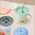 thumbnail image 4 of BUYISI Snug Silicone Sippy Cup Lids And Straws - Includes 1 Lids And 1 Straws Rice White, 4 of 5