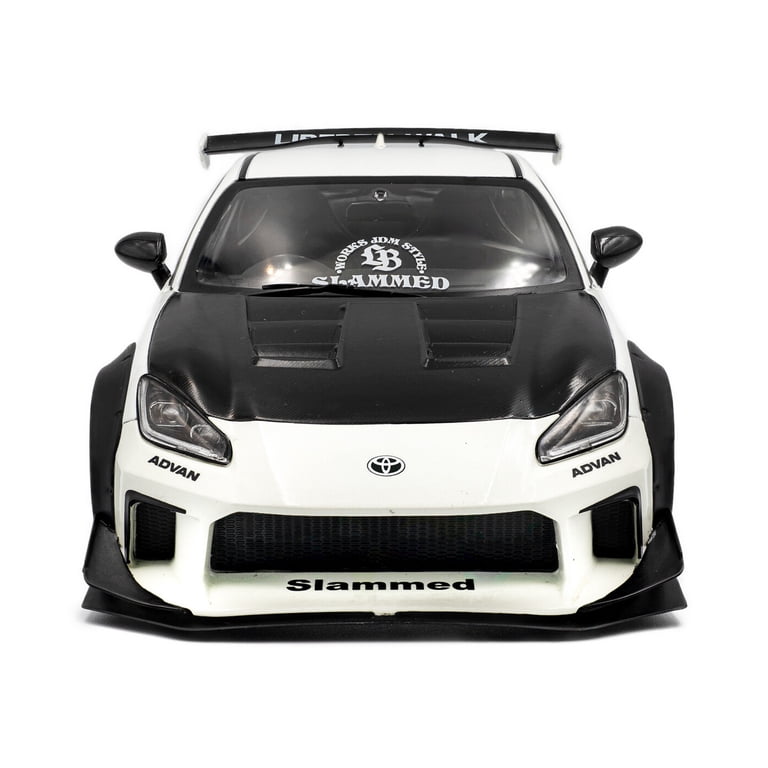 2024 Toyota GR86 w/Liberty Walk Body Kit, Pearl White - Solido
