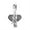 Elephant pendant, variant on MULA Original Christmas Fruits Plants Animals Insects 925 Sterling Silver DIY Charms 5A Zircon fit Charms Bracelets for Women Jewelry