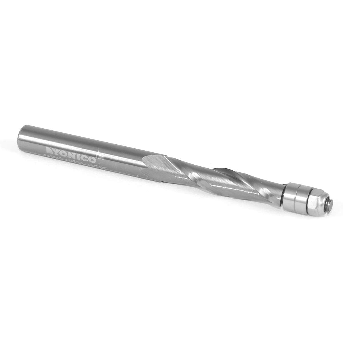 Yonico 14121 1/4-Inch Up-Cut Flush Trim Solid Carbide Spiral Router Bit 1/4-Inch Shank