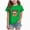 A638-Green, variant on NOLDARES Girl 's Casual Short Sleeve Loose Shirt Christmas T-Shirt Trendy Going Out Crew Neck Summer Fall Graphic Tees,A638-White