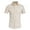 Cream, variant on Men's Short Sleeve Dress Shirts Stretch Solid Slim Fit Casual Businss Button Down Shirt