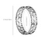 thumbnail image 4 of Fiudx Anillo de Corazón, Elegante Anillo de Acero a La Moda, Anillo de Diseño para Pareja, Combinación Versátil de Joyas, para Uso Diario En Ocasiones Especiales, Regalo Perfecto para Seres Queridos,, 4 of 5