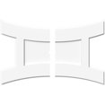 thumbnail image 1 of Ekena Millwork CMP32X21HN2-01000 1 Po. ID x 7 Po. Médaillon de Plafond Contemporain en PVC de Qualité Architecturale Rectangle - 2 Pcs, 1 of 1
