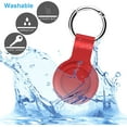 thumbnail image 4 of Silicone Case for AirTags, Soft Rubber Shockproof Protective Skin Cover with Keychain Compatible with Apple AirTags – for Accessories Key-Ring, Wallet, Luggage, Pet Collar (Red), 4 of 7