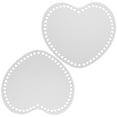 thumbnail image 2 of Cheers.US 2 Pack Acrylic Bag Weaving Board Clear Basket Bottom for DIY Knitting Crochet Bag Valentines Day Handbag Purse, 2 of 7