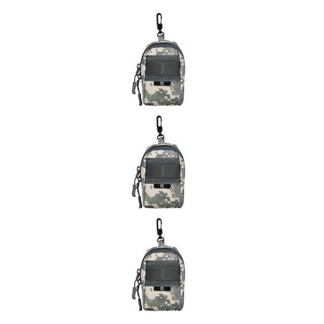 Eigraketly Bolsa adjunta Bolsa enganchable al aire libre Bolsas de teléfono de camuflaje impermeables Fanny Pack Kit Accesorios de Camuflaje gris Type1 NO1 Eigraketly CBP381794