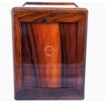 thumbnail image 3 of Handmade Rosewood Wooden Urns for Human Ashes Adult Large - Wooden Box Funeral Cremation Urns for Ashes Engraving (8" x 8" x 11" - 250 lb or 114 kg, Natural), 3 of 4