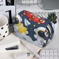 thumbnail image 7 of Kdxio Astronaut And Space for Double Compartment Pen Case Oxford Organizer with Zipper Pockets for Students Artists, 7 of 7