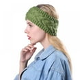 thumbnail image 2 of 1Piece Winter Cable Knit Headband Fleece Lined Winter Ear Warmer Headband Wrap for Christmas Valentines Day Giving Women Headband, 2 of 8