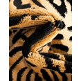 thumbnail image 4 of Unique Loom Wildlife Collection Area Rug - Big Cat (2' 7" x 10' Runner Light Brown/Black), 4 of 7