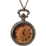 Darice Bronze Beveled Glass Pocket Watch