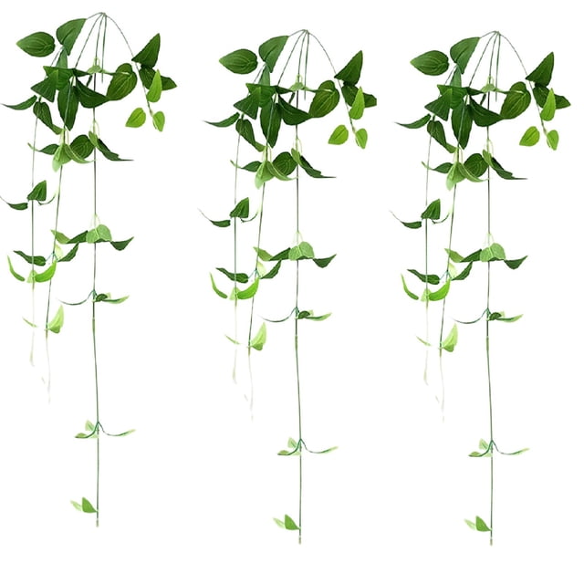 Hojas Artificiales, Césped Y Arbustos Para Bodas, Fiestas Y Jardines Domésticos (3 Unidades)