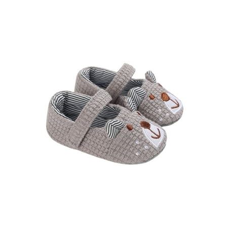 

Gueuusu Toddlers Princess Shoes Cartoon Animal Soft Sole Non-slip Shoes