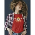 thumbnail image 2 of Street Racing Team - Retro Moto Racer Emoji Women's T-shirt, 2 of 4