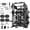 BK - Horus Package -Black (with Bench & 230LBS BP), variant on Mikolo Horus Smith Machine & Functional Trainer, 2200LBS Squat Rack with Cable Crossover, 2×2"Uprights (33 Holes), Dual 128LBS Weight Stack, Dual High/Low Cables