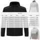 thumbnail image 2 of Ceisia Men's Casual Solid Color Hooded Zippered Gift Pocket Windproof Waterproof Fitted Jacket Running Fitness Training Top Ou twear JacketsFeatures:, 2 of 3