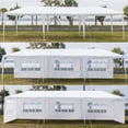 thumbnail image 5 of Party Tent 10x30 Outdoor Canopy Gazebo Waterproof Tent, Outdoor Gazebo BBQ Shelter Pavilion with 5 Removable Sidewalls, for Party Wedding Catering Gazebo Garden Beach Camping Patio, S10150, 5 of 9