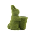 thumbnail image 2 of Cute Rabbit Shaped Flowerpot Rabbit Statue Bonsai Pot Flowerpot Ornament Planter Pot Flower Container for Indoor Decoration, 2 of 10