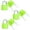 Green, variant on 3 Pcs Metal Padlock 42mm Large Key Lock with 2 Key, ABS Shell Heavy Duty Waterproof Lock for Locker Home,Suitcases,Toolbox Indoor and Outdoors Use