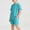 #387-Green, variant on Kids' Textured Fabric T-Shirt and Shorts Two-Piece Set with "R" Logo Multi-Color Pack Gray 0-1 Years Gifts for Father
