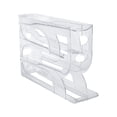 thumbnail image 1 of Soporte para huevos para refrigerador, organizador de huevos, ahorro de espacio, contenedor de almacenamiento de huevos creativo para refrigerador Borrar 4 niveles, 1 of 9