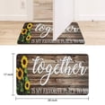 thumbnail image 6 of Vintage Sunflower Board (3) Door Mat Welcome Door Mat for Front Door, Home Entrance, Yard, Floor, Patio, Non Slip Spring Summer Welcome Mat Indoor Outdoor Doormat 30"*17", 6 of 6