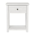 thumbnail image 5 of Home Square Wood Accent Table in Matte White - Set of 2, 5 of 11