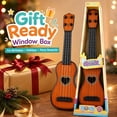 thumbnail image 2 of Kids Mini Guitar Toy Ukulele Style 4 String Pretend Play Musical Instrument for Toddlers Boys Girls Ages 3+ Birthday Gift, 2 of 7