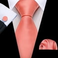 thumbnail image 4 of Set de Corbata Barry.Wang a Cuadros con Pañuelo, 4 of 6