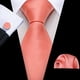 thumbnail image 4 of Set de Corbata Barry.Wang a Cuadros con Pañuelo, 4 of 6