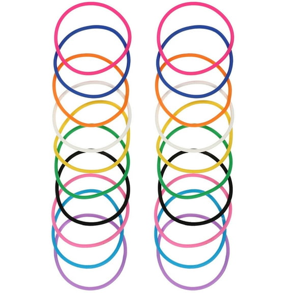 OFFIGAM 20 Pieces Retro Style Bracelets Assorted Color Bangles for Men, Vintage Inspired Wrist Accessories