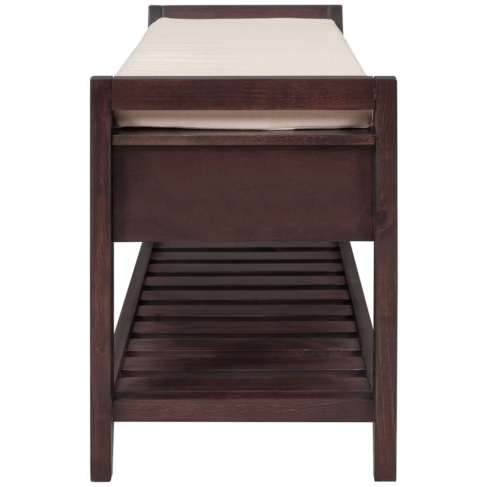 Lowestbest Shoe Rack with Cushioned Seat and Drawers, Multipurpose Entryway Storage Bench, Espresso Lowestbest Shoe Rack with Cushioned Seat and Drawers, Multipurpose Entryway Storage Bench, Espresso